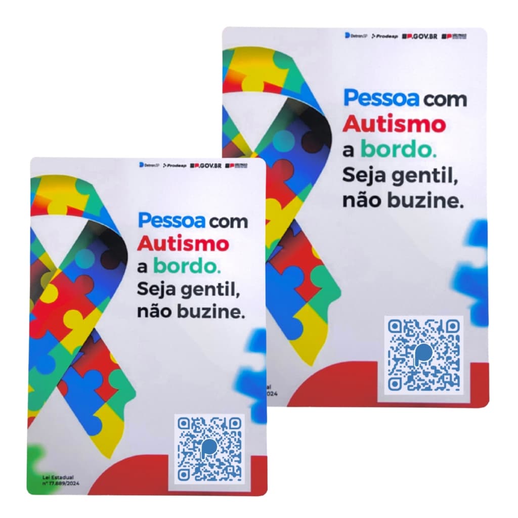 Cartão Estacionamento Identificação Ciptea Pvc - 02 Unidades
