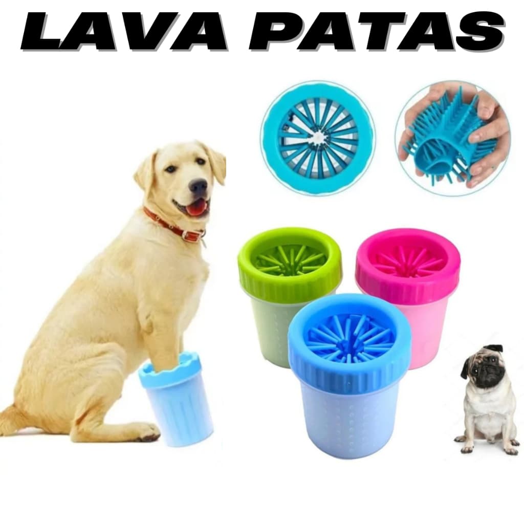 Lava Patas para Cachorros Pequenos Silicone Portátil Limpa Patas Pet Copo Limpador Fácil Uso