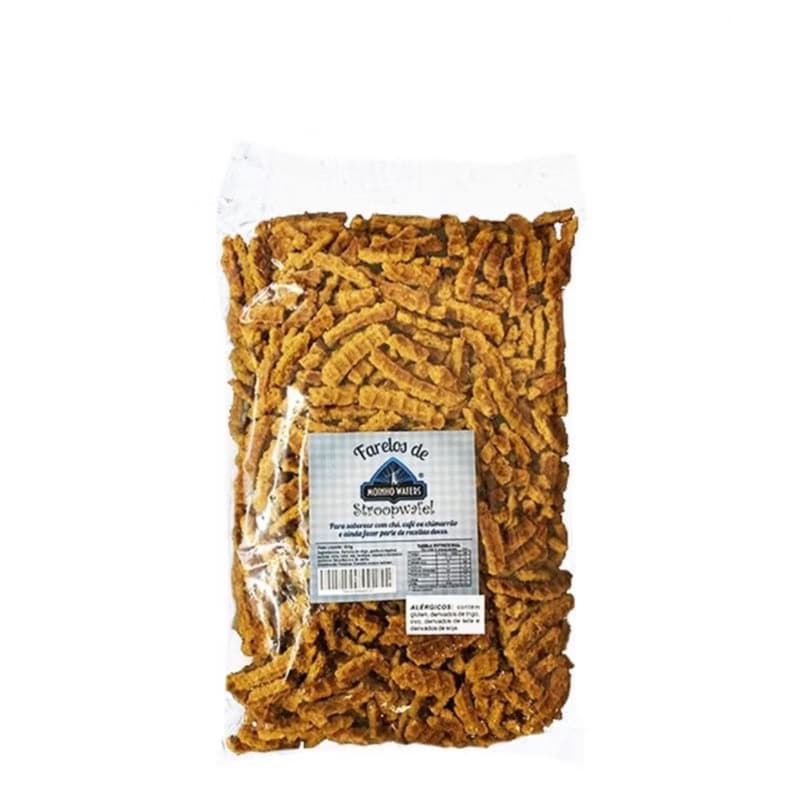 Farelo Stroopwafel Wafel Holandês 300g - Moinho Wafers