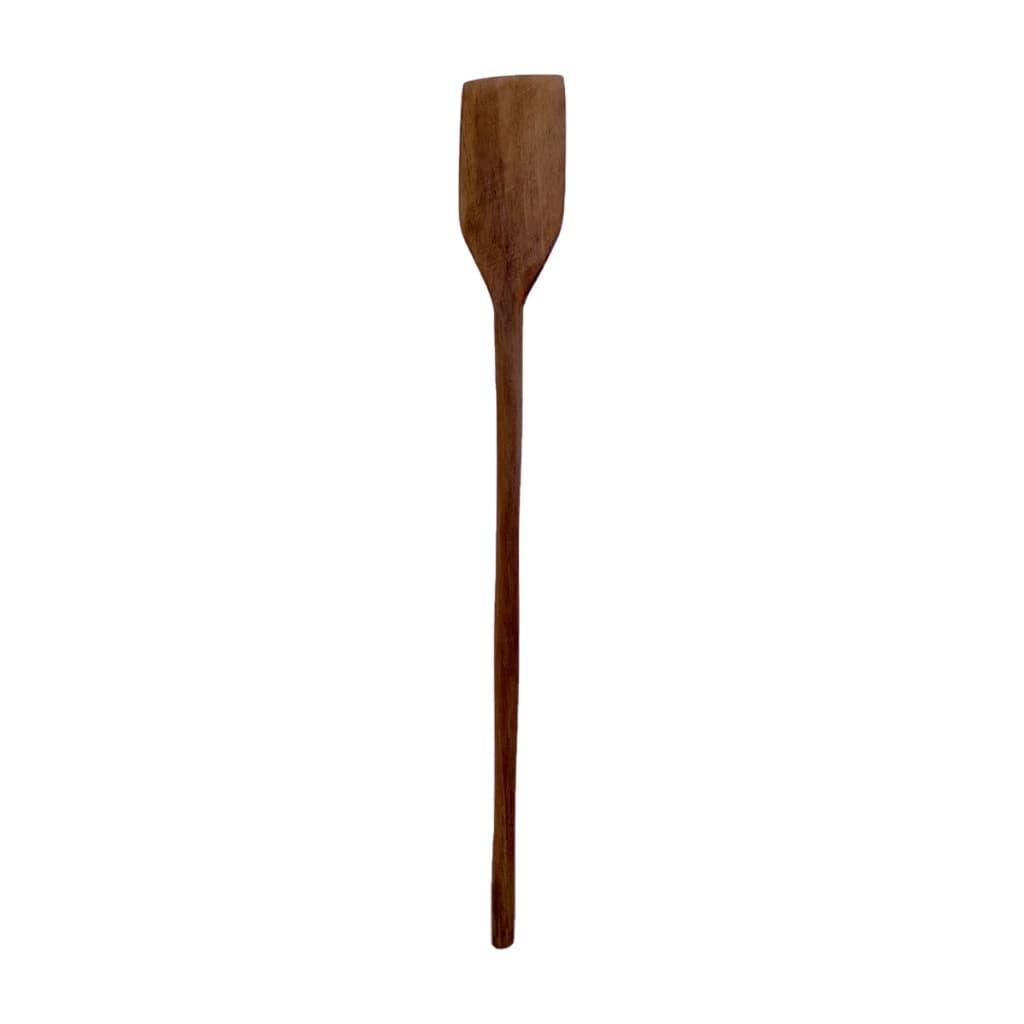 Espátula de Madeira Maciça 60cm Pá de Angu Pizza Bolos Arroz Feijão Porções Doces Antiaderente