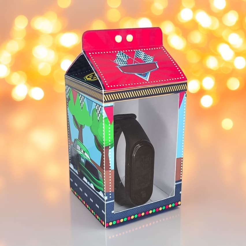 Caixa milk Personalizada com visor