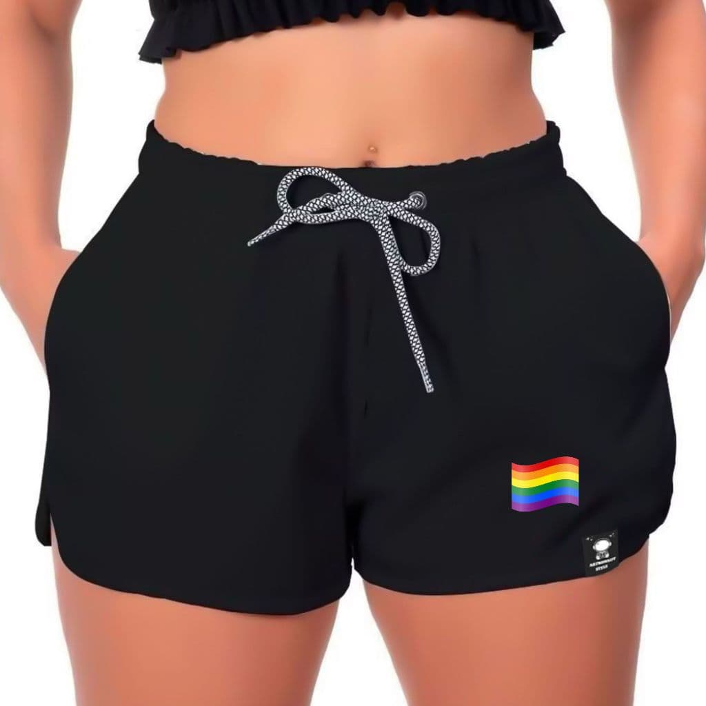 Short Feminino Tactel Neon com Bolso - Conforto para Academia