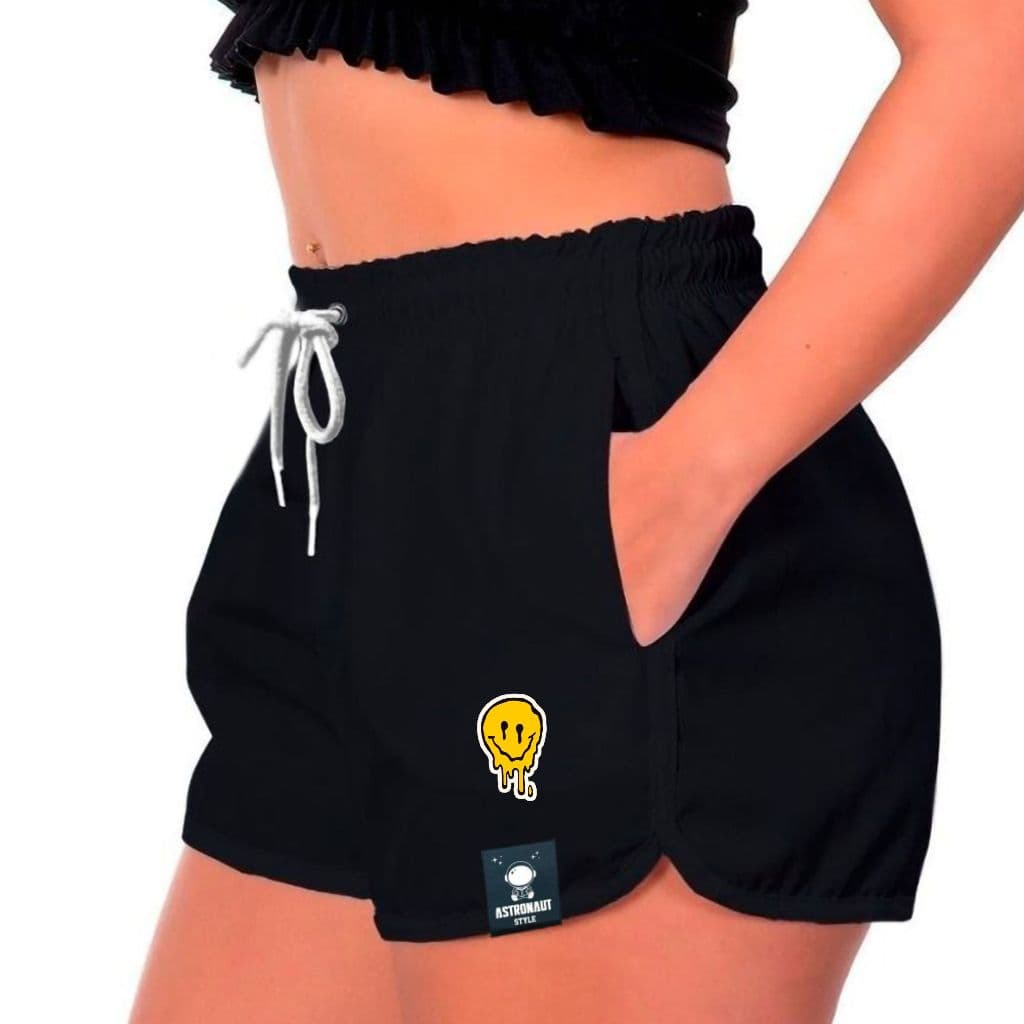 Short Tactel Feminino Leve  Soltinho Shortinho Para Academia Saída de Praia Moda Verão Canga Bermuda \ Smi3