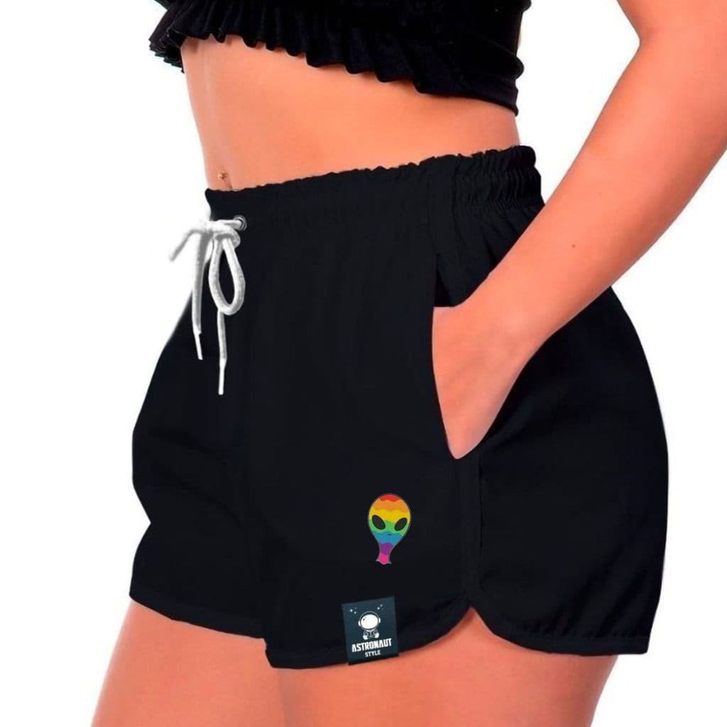 Short Tactel Feminino Leve  Soltinho Shortinho Para Academia Saída de Praia Moda Verão Canga Bermuda