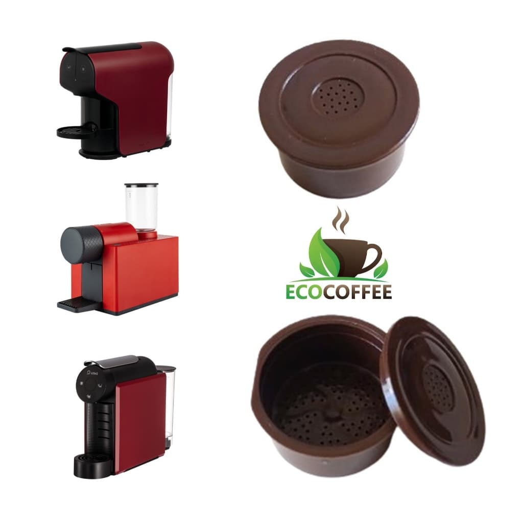 3 Capsulas Delta Q Reutilizável com Colher de Medida