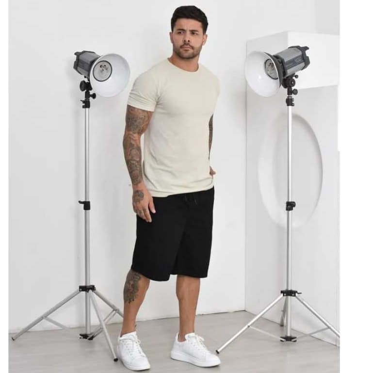 Bermuda Jeans Balão Sk8 Estilosa Moda Masculina 100 % Algodão