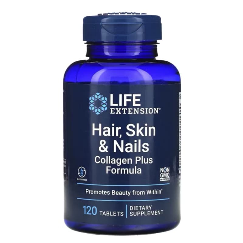 Hair skin & nails 120 Tabs - Life Extension Importado Eua