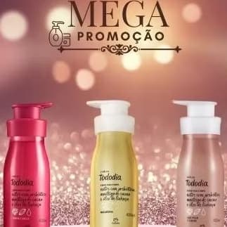 combo 03 hidratante acetinado pele mãos todo dia 300mls