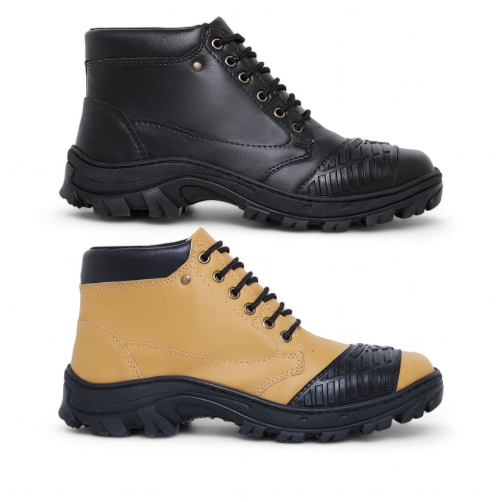 1 KIT 2Botas Masculina Casual - Versátil e Robusta