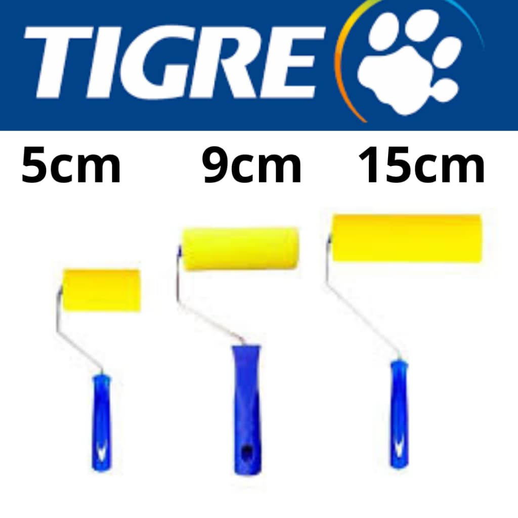 Tigre Conjunto rolo de Espuma  1341 - 5cm, 9cm,15cm Para pintura Madeira, metais e artesanatos.