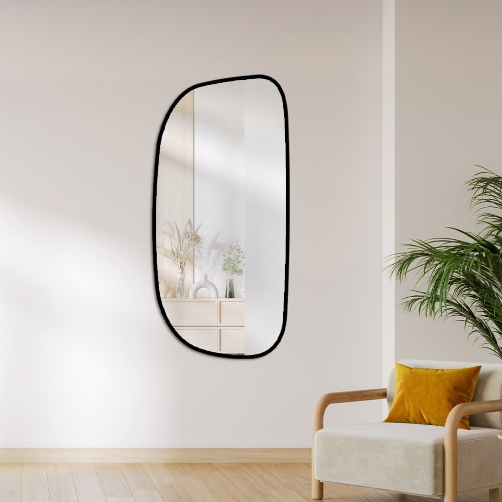 Espelho Orgânico Decorativo  Grande Moderno Sala Quarto  Banheiro Corpo Inteiro
