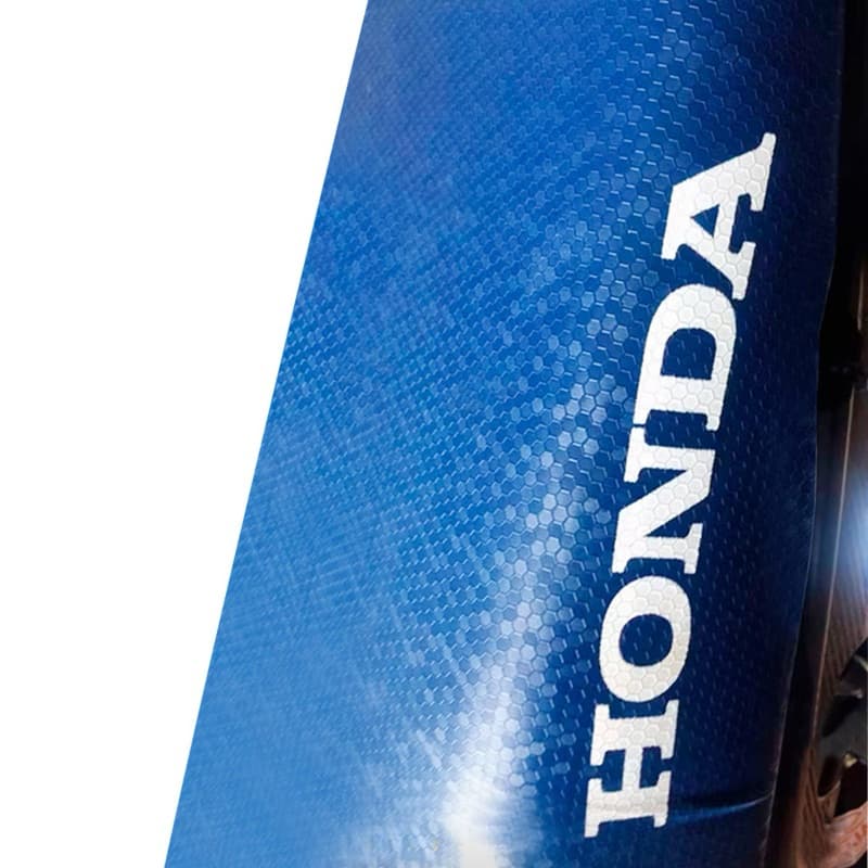 Capa Banco Pop 110i Honda Modelo Original Colmeia 2018 2019 Azul