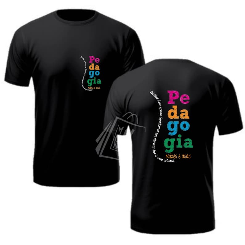 Camiseta Masculina Formandos Curso Pedagogia Feminina