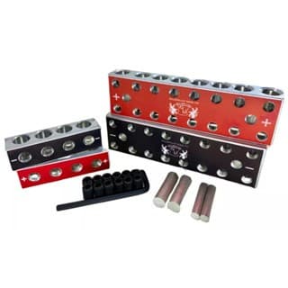 Kit Bloco Distribuidor 8x8 16via Barramento C/ Adaptador Som