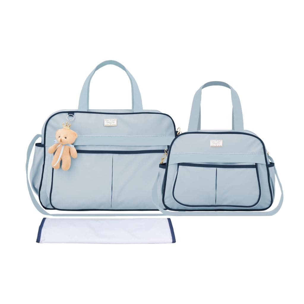 Kit Bolsa Maternidade Bebê Luxo Impermeável 3 peças Menina Menino