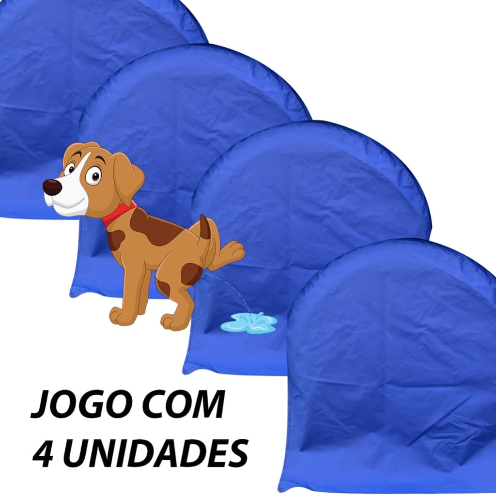 Jogo 4 Capas Protetora Roda Pneu Anti Xixi Cachorro Aro 15 e 16