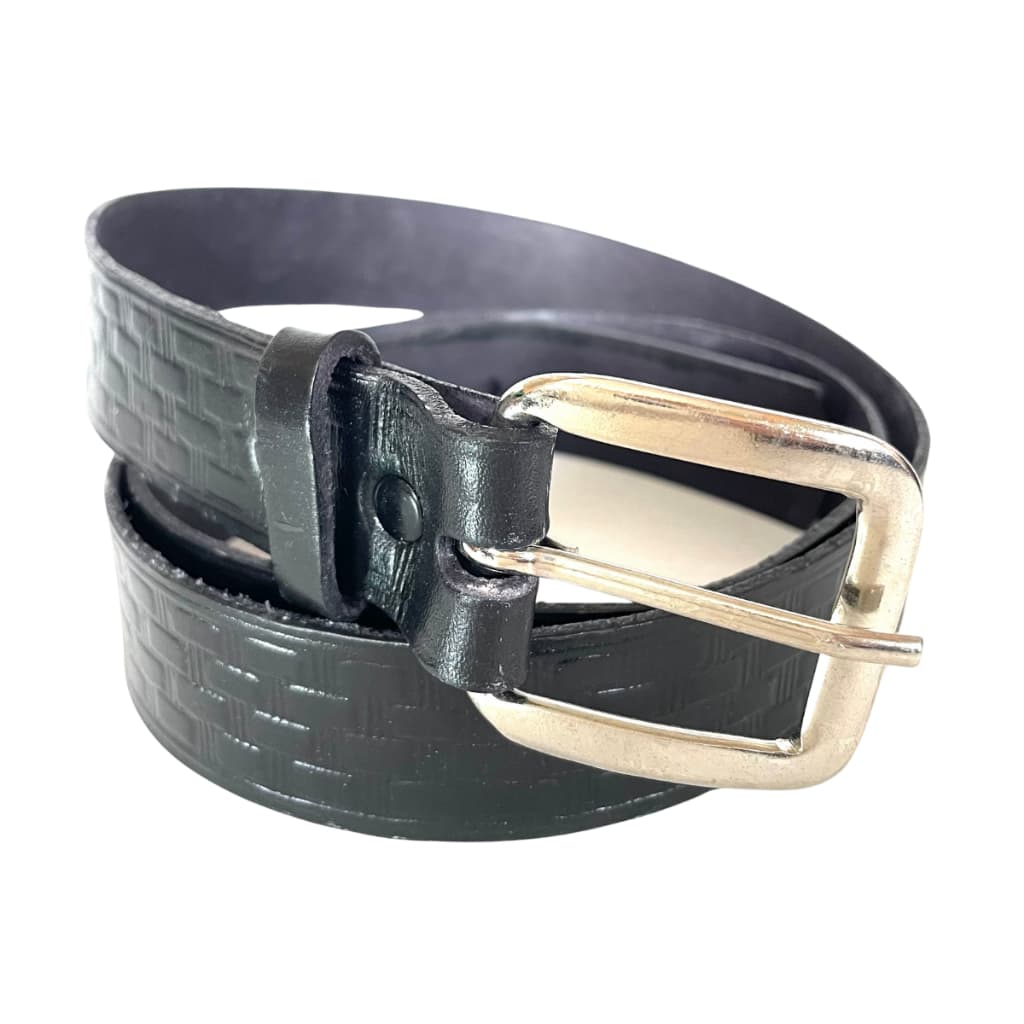 Cinto Preto couro legítimo, Cinto em couro masculino fivela