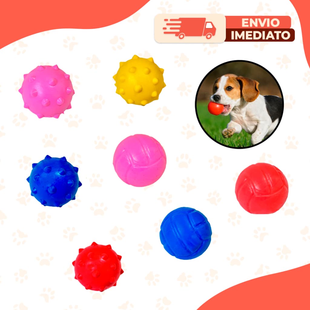 Brinquedo Bolinha Pula Pula Brinquedo de Cachorro Gato Maciço