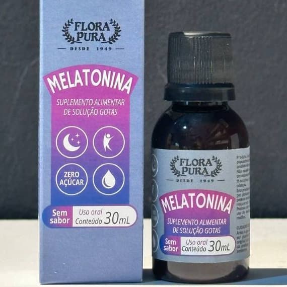 Melatonina 30ml Flora Pura – Bem Estar Natural e Relaxamento