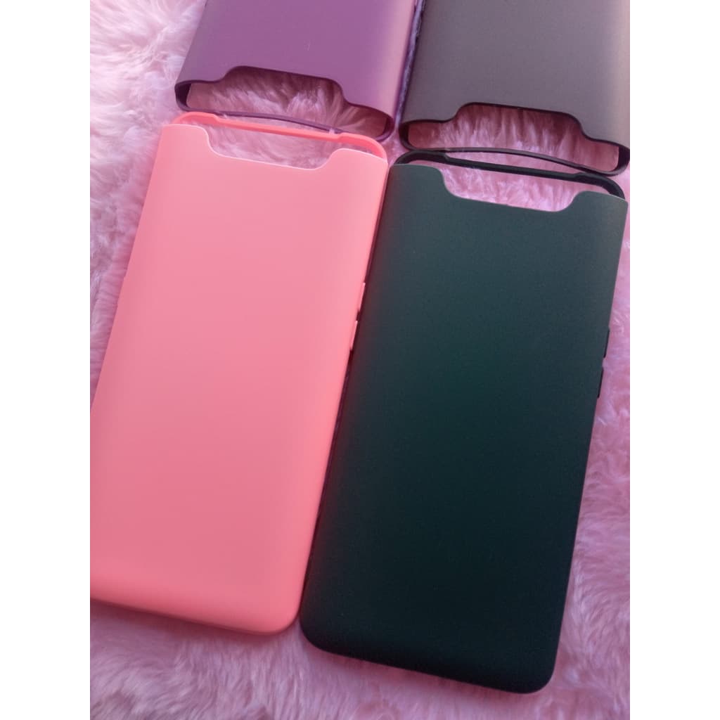Capa para Samsung Galaxy A80 + Película Vidro 3D Capinha Case Emborrachada Proteção Câmera
