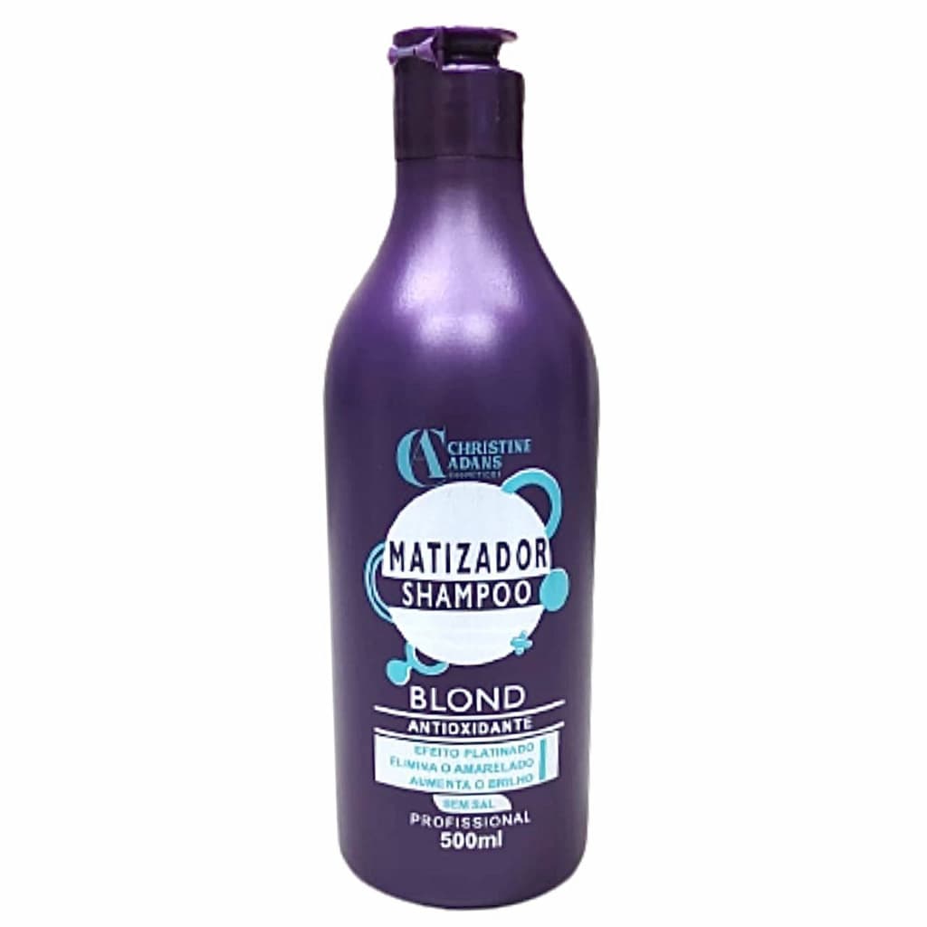 Shampoo Matizador Blond Platinado Loiro 500g Naxos