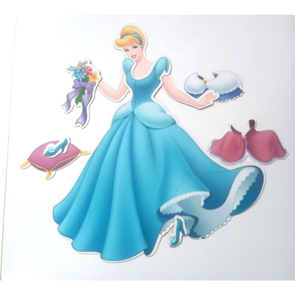 Boneca Magnética Princesa Cinderela. boneca de imã
