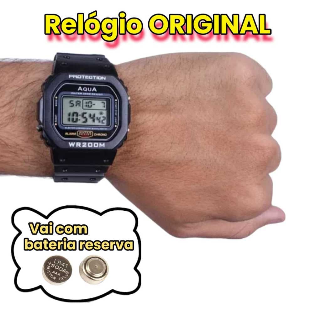 Relógio a Prova D'Água Masculino Digital ORIGINAL Barato