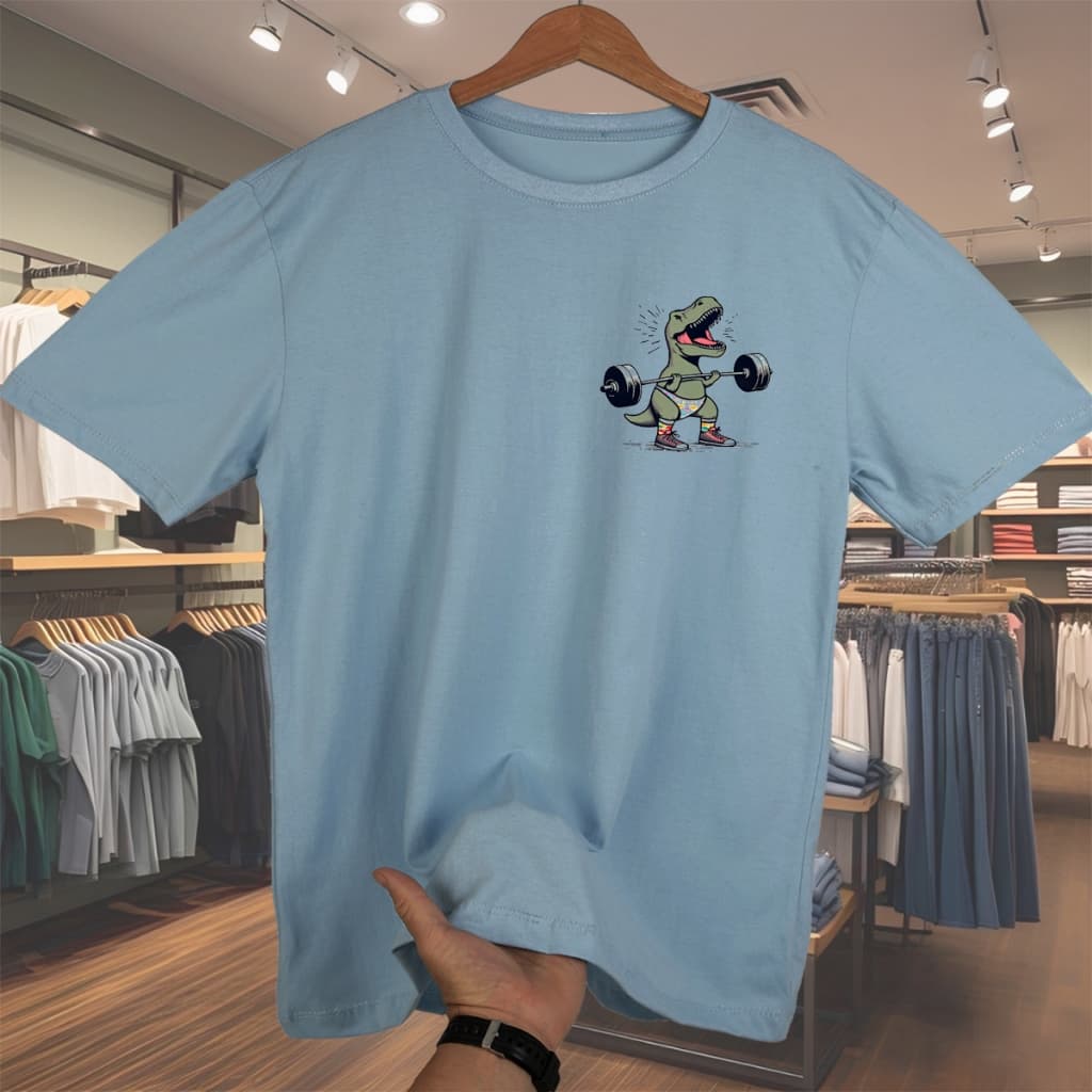 Camisa Masculina DINO ACADEMIA Oversized Streetwear Algodão 100%