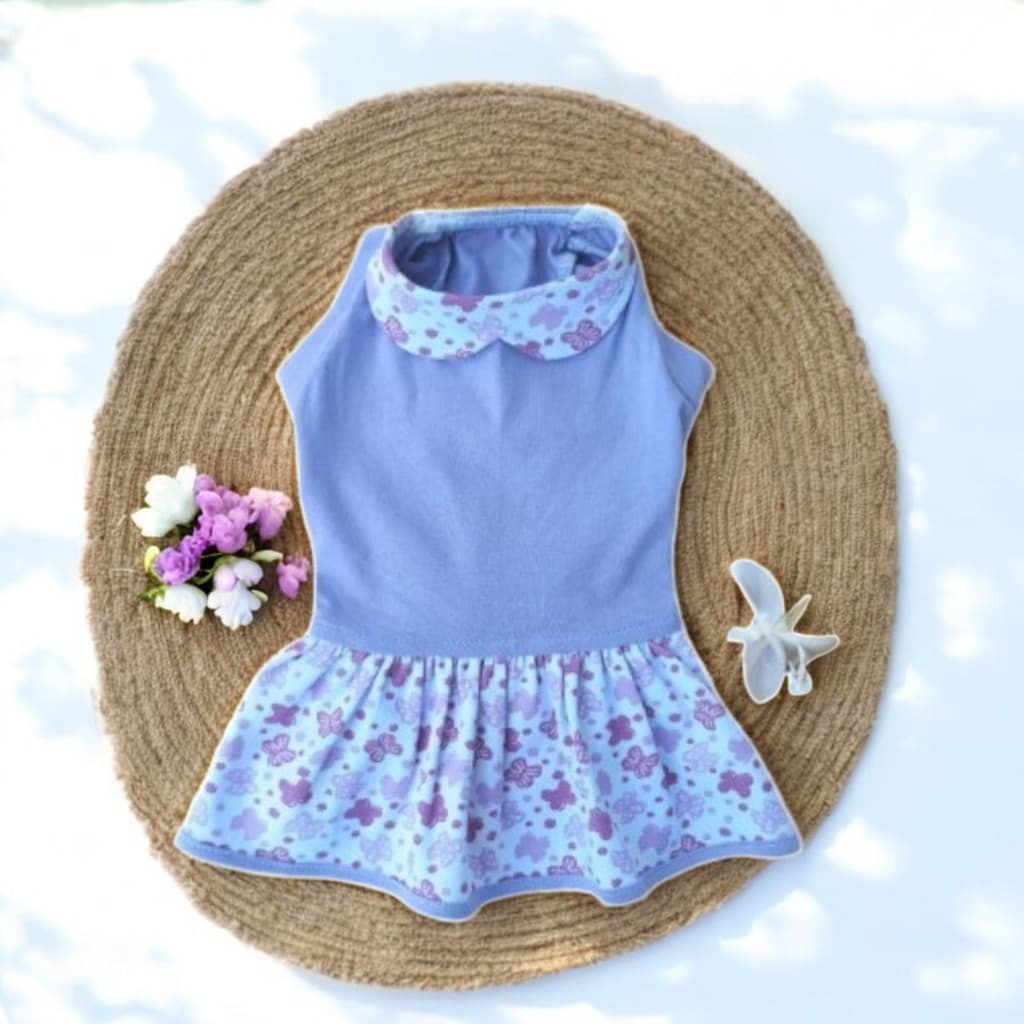 Kit 2 Vestidos Pet Verão Para Cachorro Gato Femea Envio Rapido Leve  Confortavel Fresquinha Qualidade 4 Patas Modas Pet