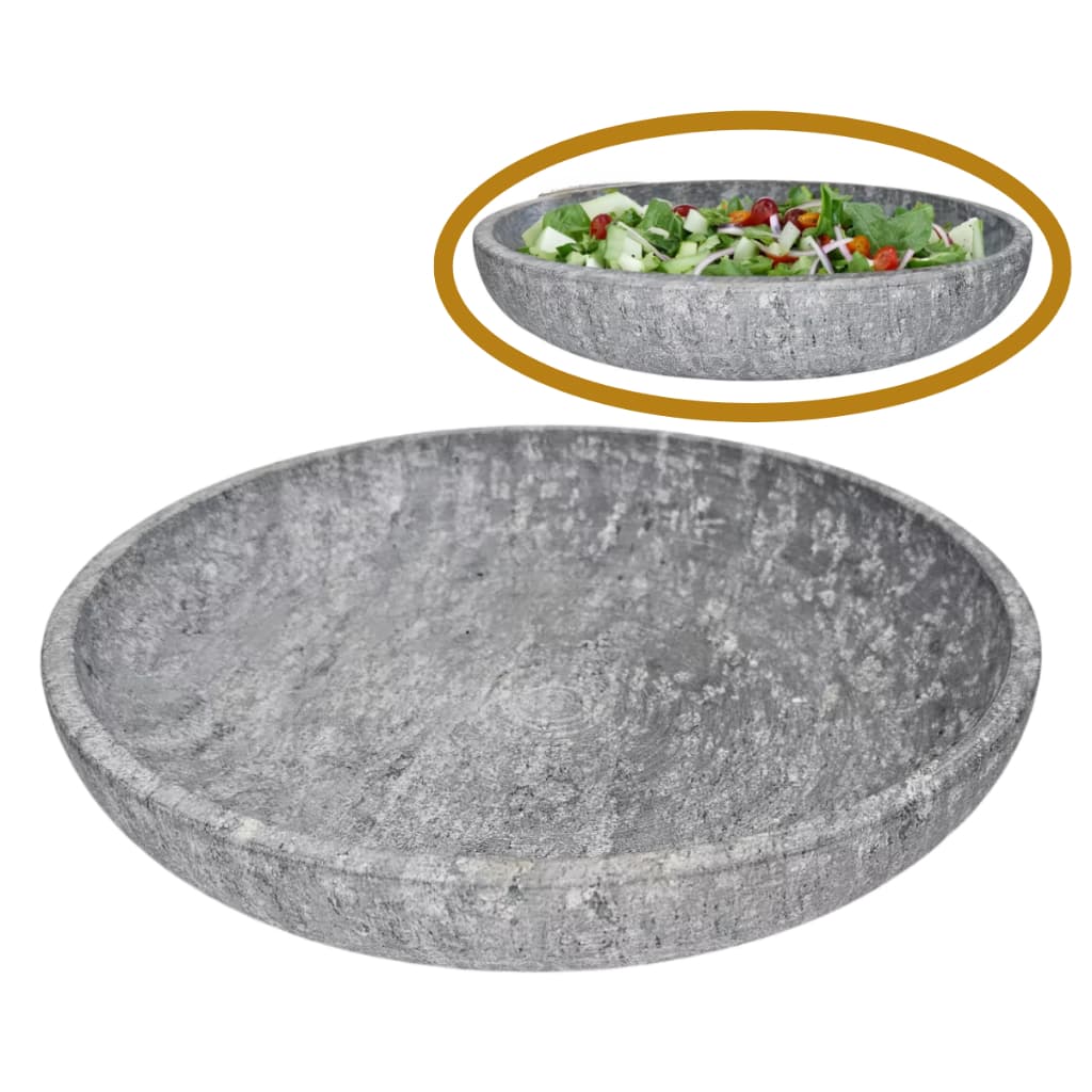 Saladeira/Fruteira 23cm pedra sabão Arte Nativa