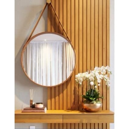 Espelho Redondo Decorativo Adnet 60 cm ou 45 cm