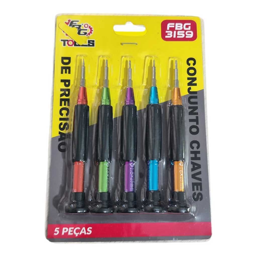 kit de chaves de precisão, 5 peças para abrir celular, tablet