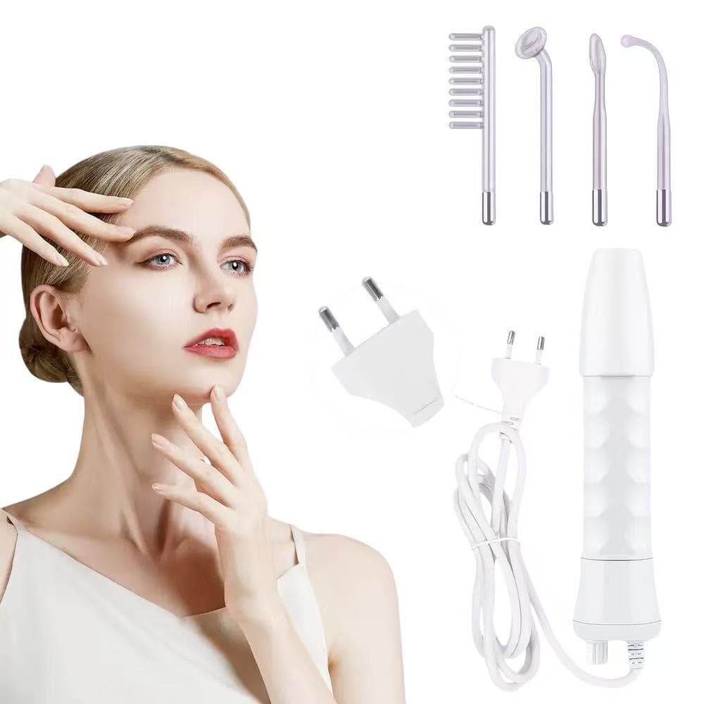 Aparelho de Terapia Facial Ultrassônico e Alta Frequência – Tratamento com Ozônio e Micro corrente