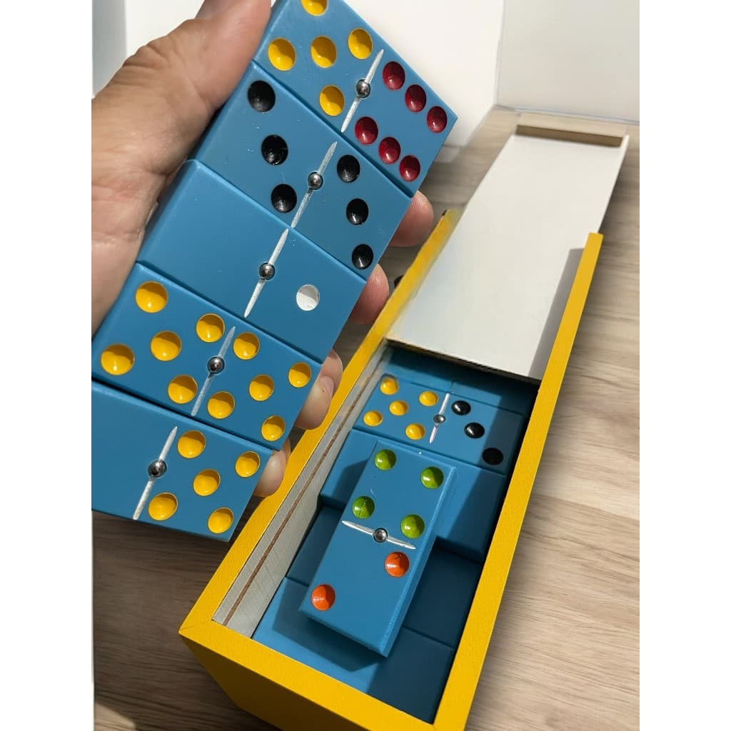 Não Quebra - Dominó PVC Premium Artesanal TOP com Pino pintado com tinta automotiva