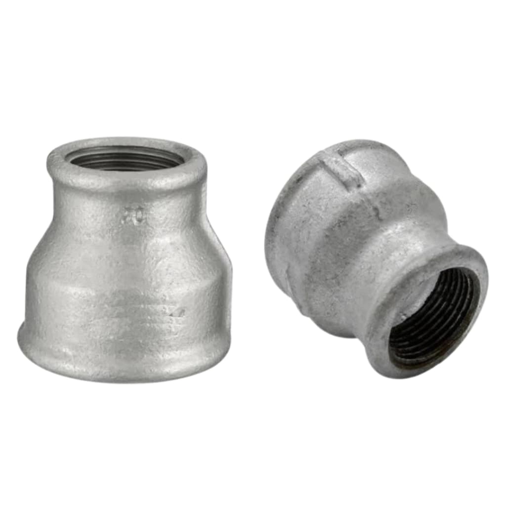 Luva De Redução Galvanizada 1 Pol X 1/2 Pol - Unidade