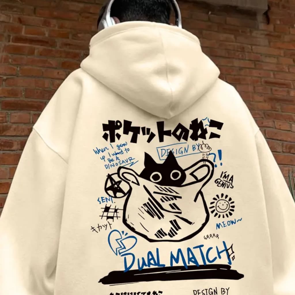 Moletom Anime Japonês Escola Escolar Algodão Premium Confortável Unissex