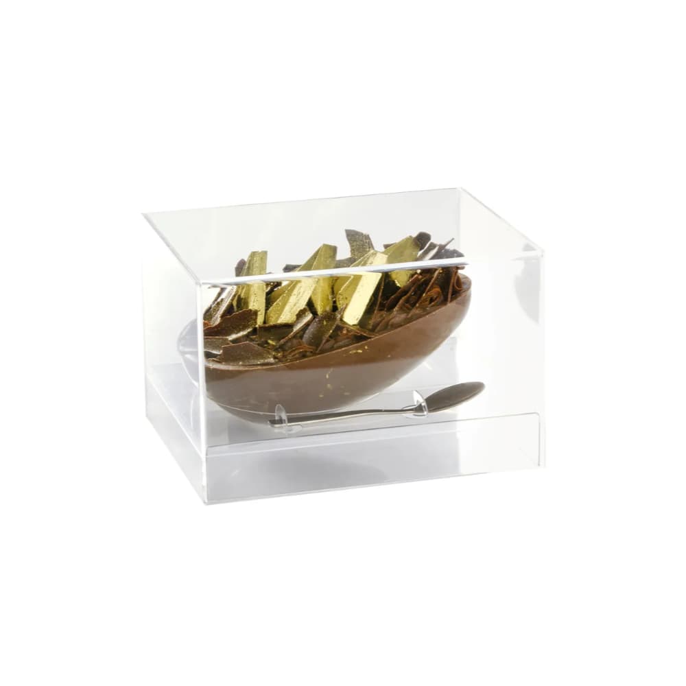 Caixa Transparente Acrilico Meio Ovo Colher 350g Cromus