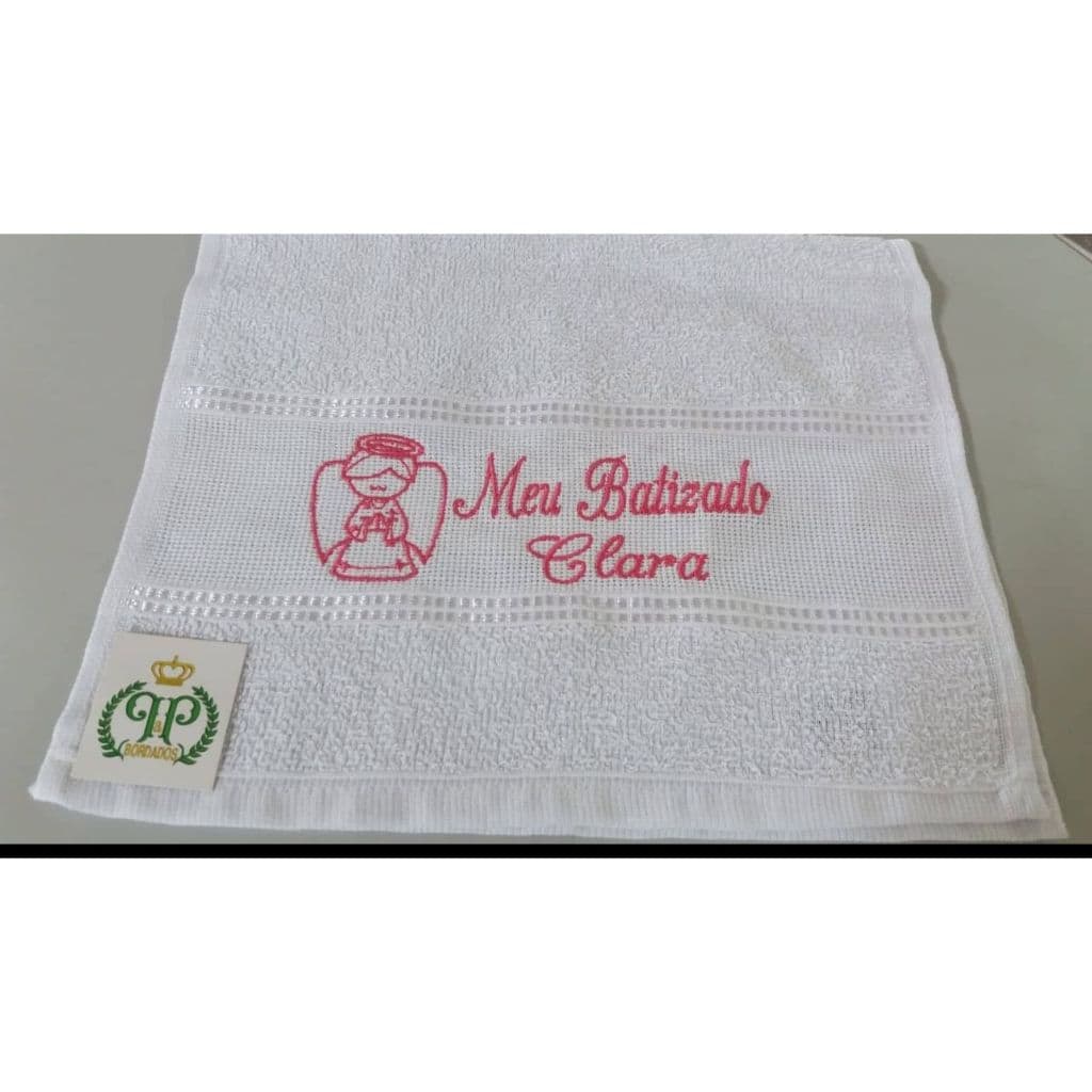Toalha Lembrancinha Batizado, Natal, Ano Novo - Kit 10 Unidades