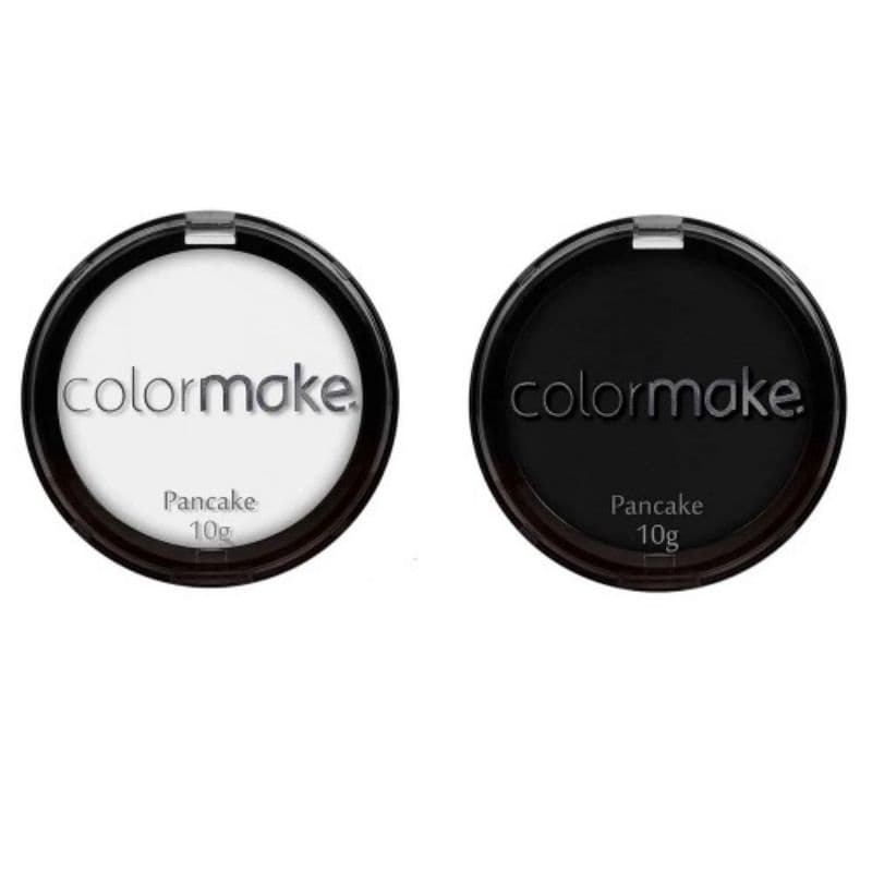 KIT PANCAKE PRETA E BRANCA COLORMAKE.