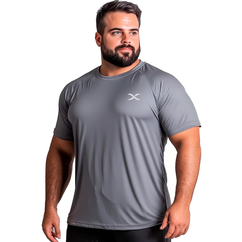 Camisa Plus Size Dry fit unissex academia, musculação