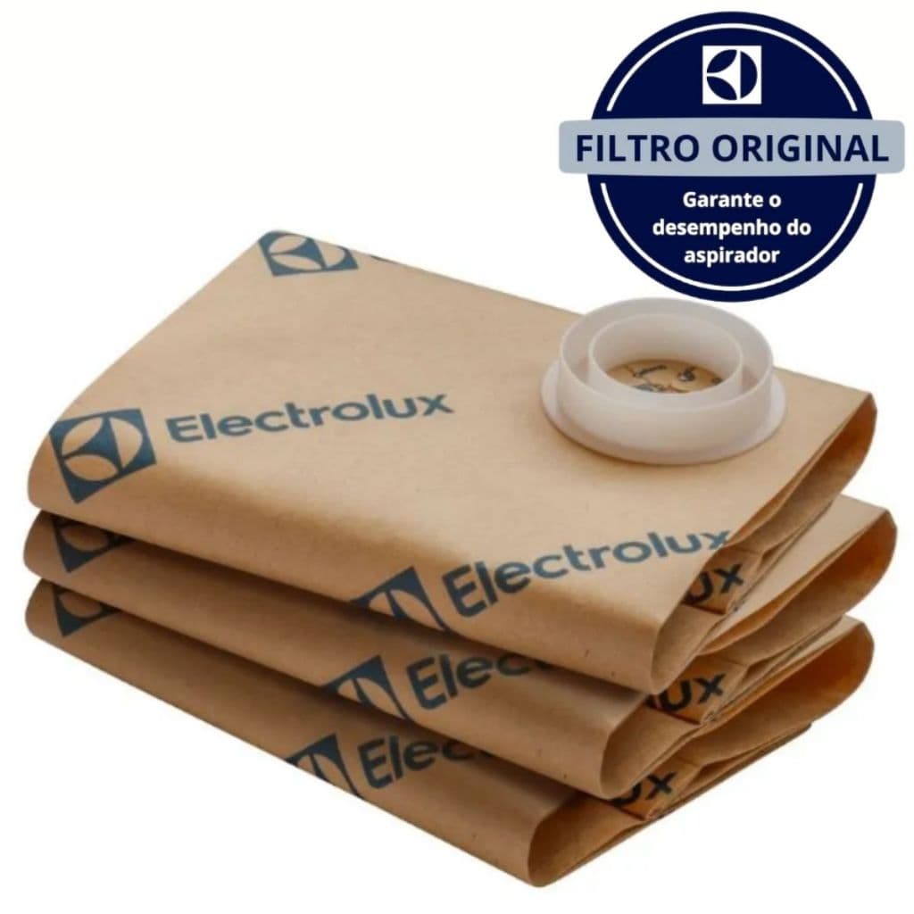 3x Filtro Saco Do Aspirador De Pó Electrolux Original