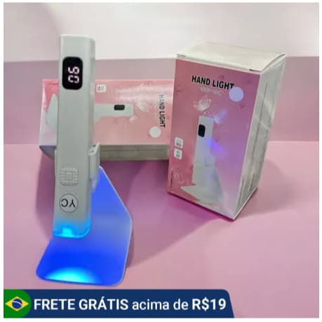 Lanterna Uv Com Suporte Recarregavel Portatil Com Suporte