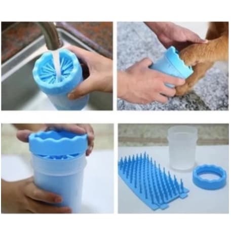 Limpa Patas Cachorro De Animais Em Silicone Pets Copo Limpador Banho Lava Pata Pet Cachorros Cão