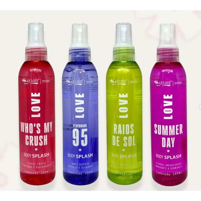 Body Splash - Max Love (VÁRIOS AROMAS)