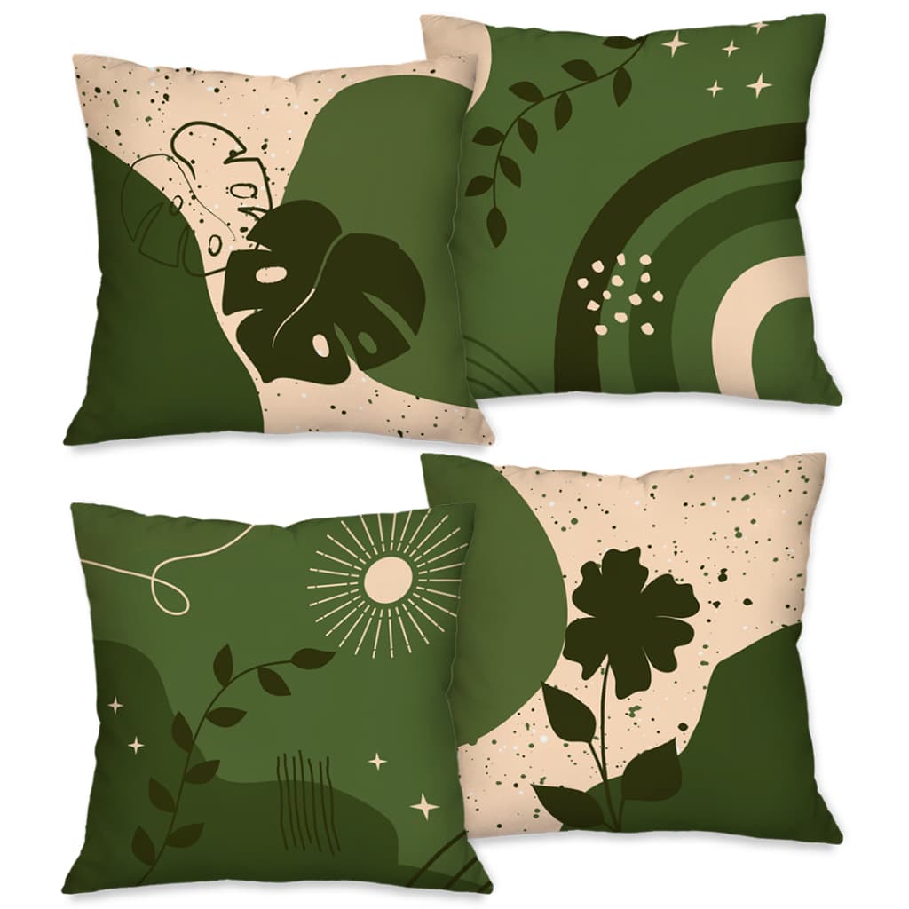 Kit com 4 Capas para Almofadas Decorativas 45x45cm