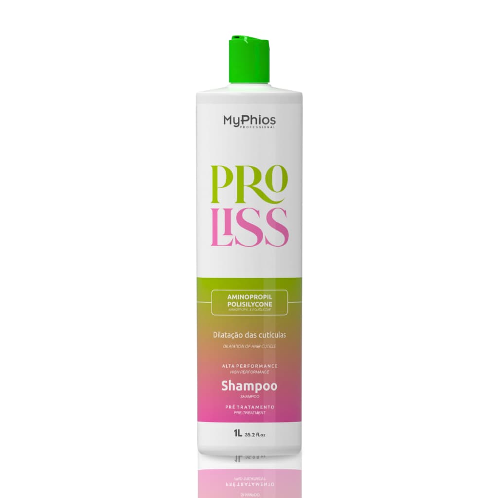 Shampoo 1L Pré Tratamento Alinhamento Capilar 3D   ProLiss MyPhios