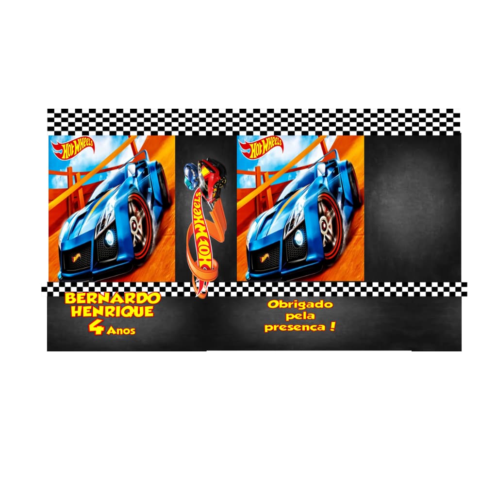 35 cofrinhos personalizados tema hotwheels
