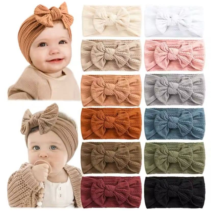 Kit 3 faixas Turbante bebê tecido molinho | Recém nascidos