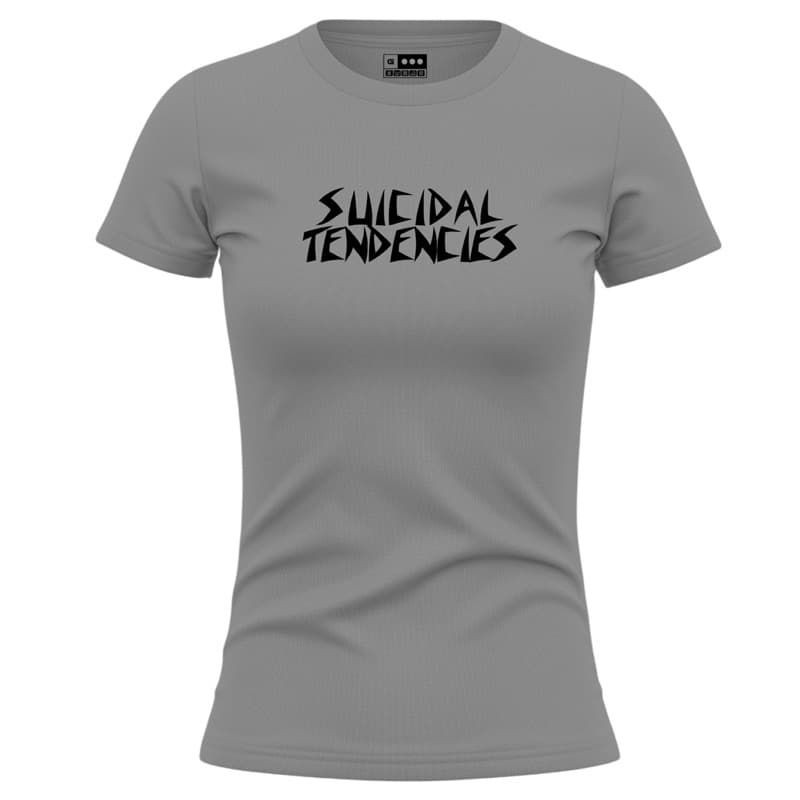 Camisa Feminina SUICIDAL TENDENCIES Dry Fit Banda Rock Baby Look Academia