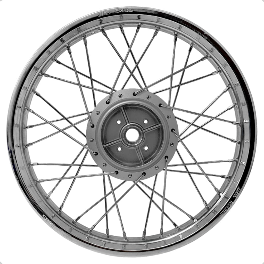 Roda Traseira Ybr 125 Factor Montada e Alinhada com Raio 4mm